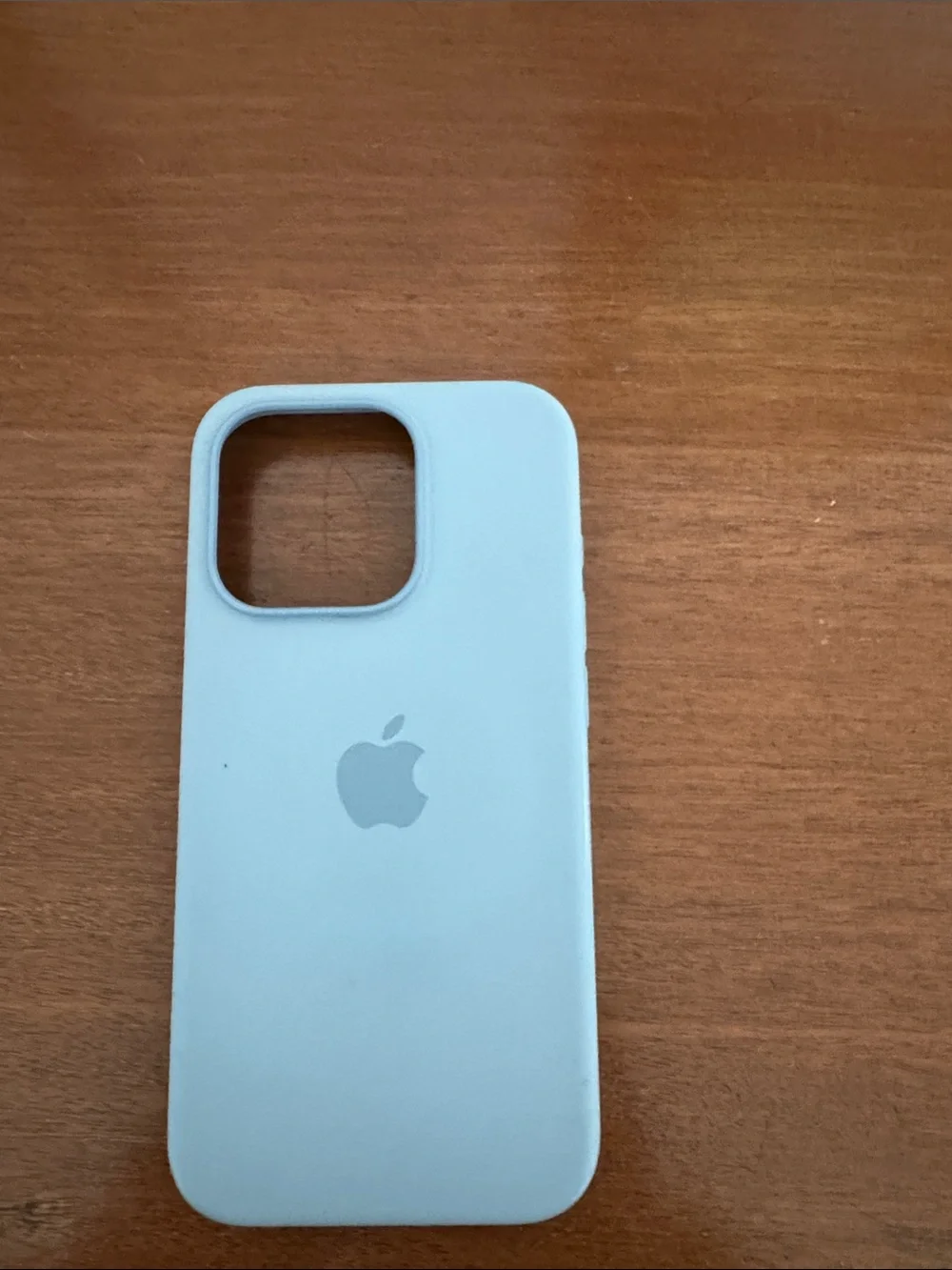 Apple Silicone iPhone Case - Light blue